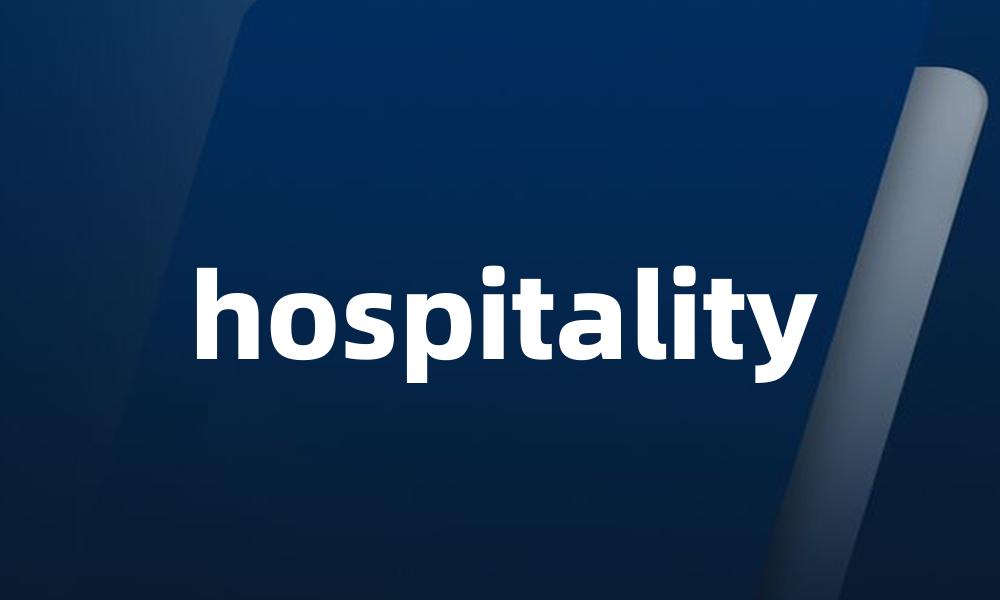 hospitality