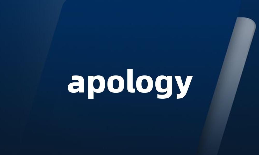 apology