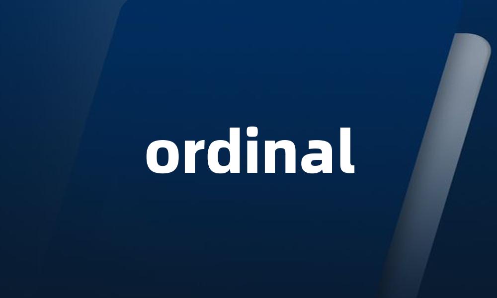 ordinal