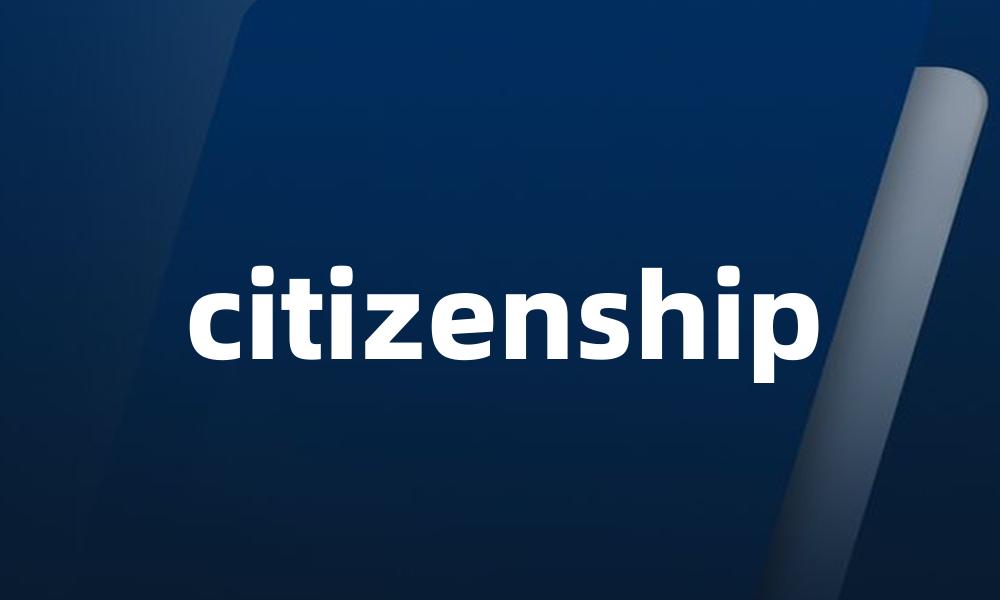 citizenship