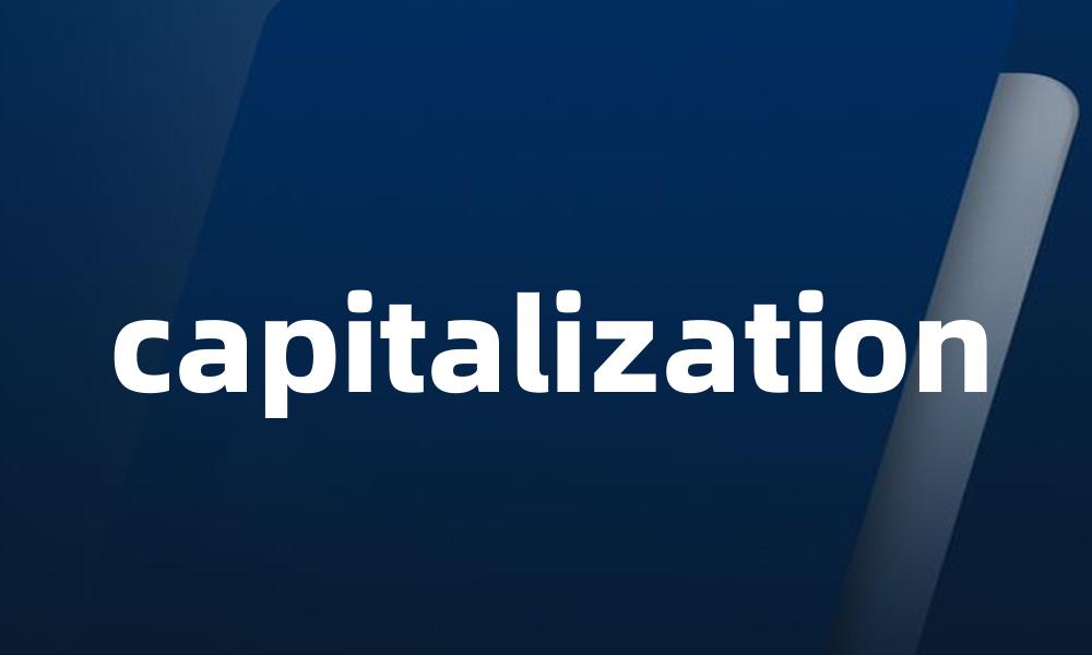 capitalization