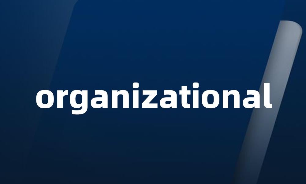 organizational