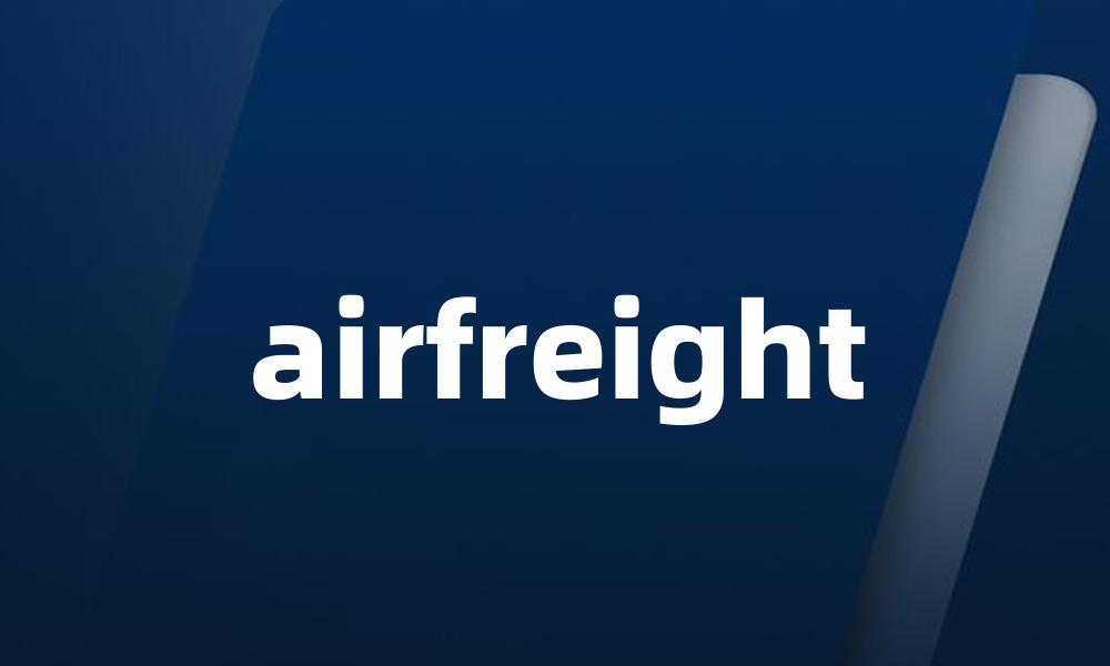 airfreight