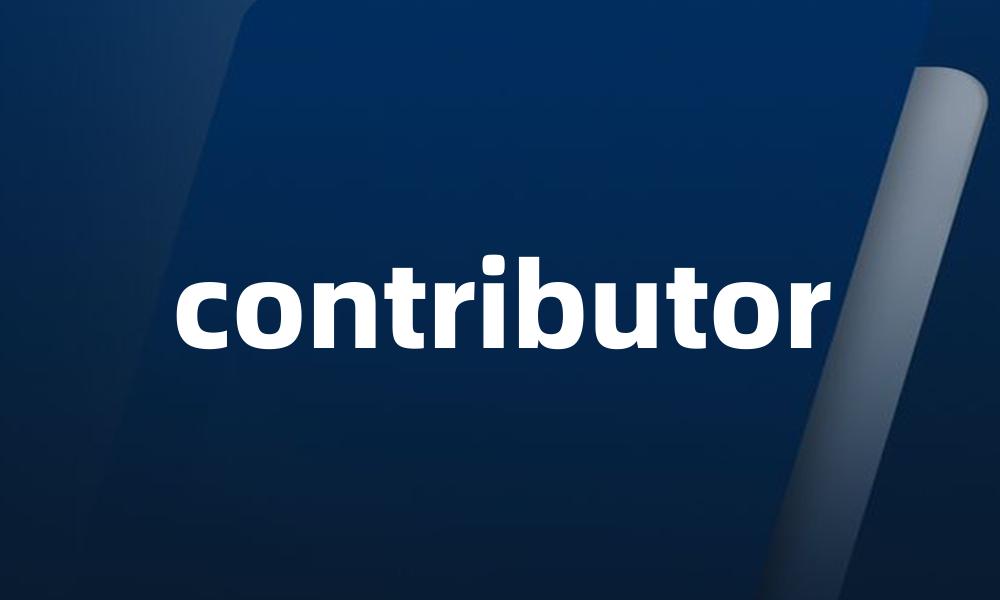 contributor