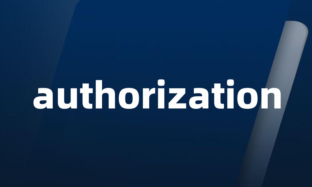 authorization