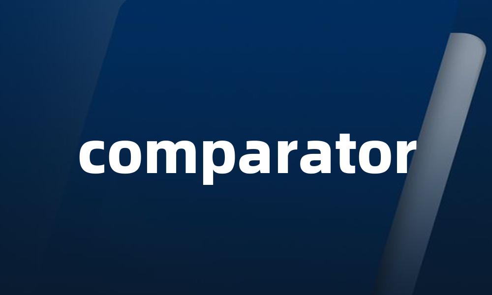 comparator