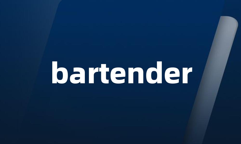 bartender