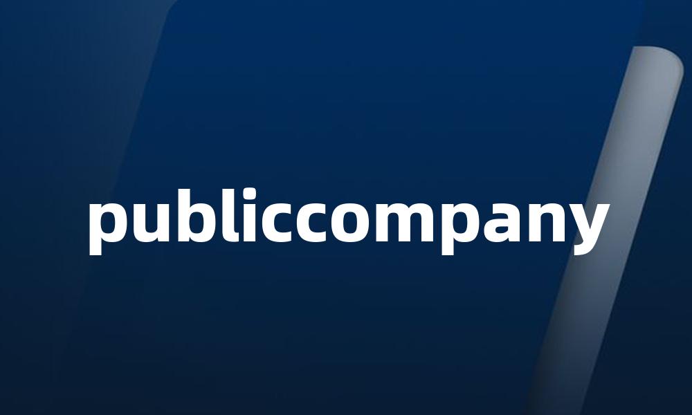 publiccompany