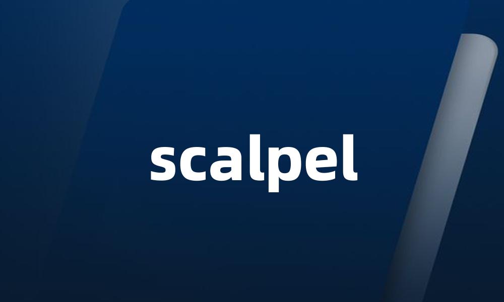 scalpel