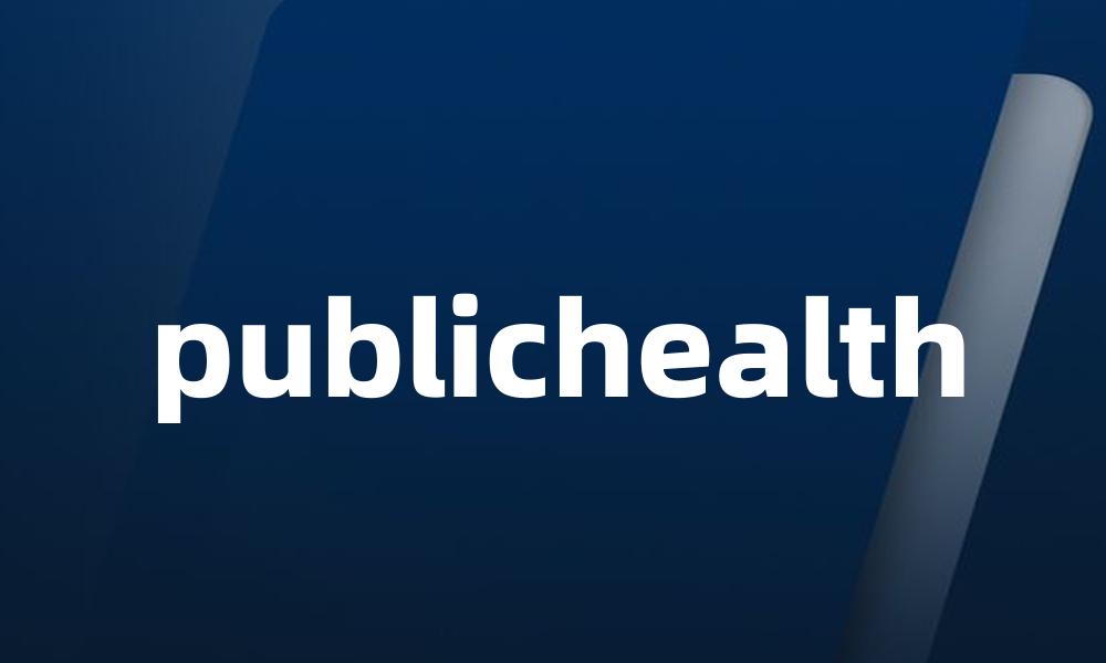 publichealth