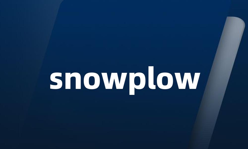 snowplow