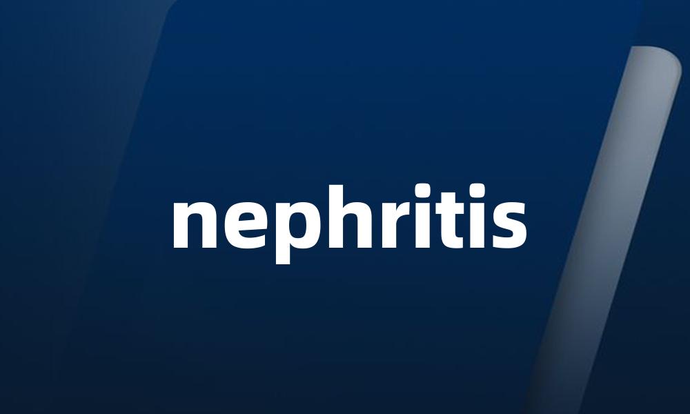 nephritis