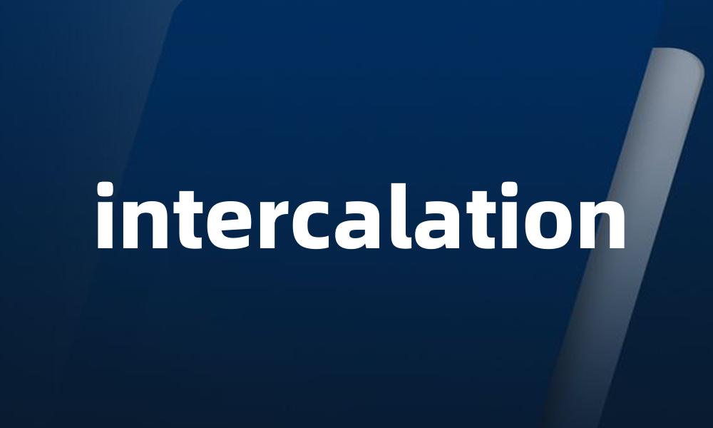 intercalation