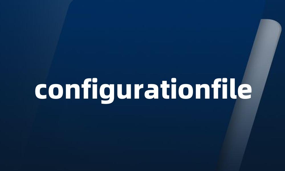 configurationfile