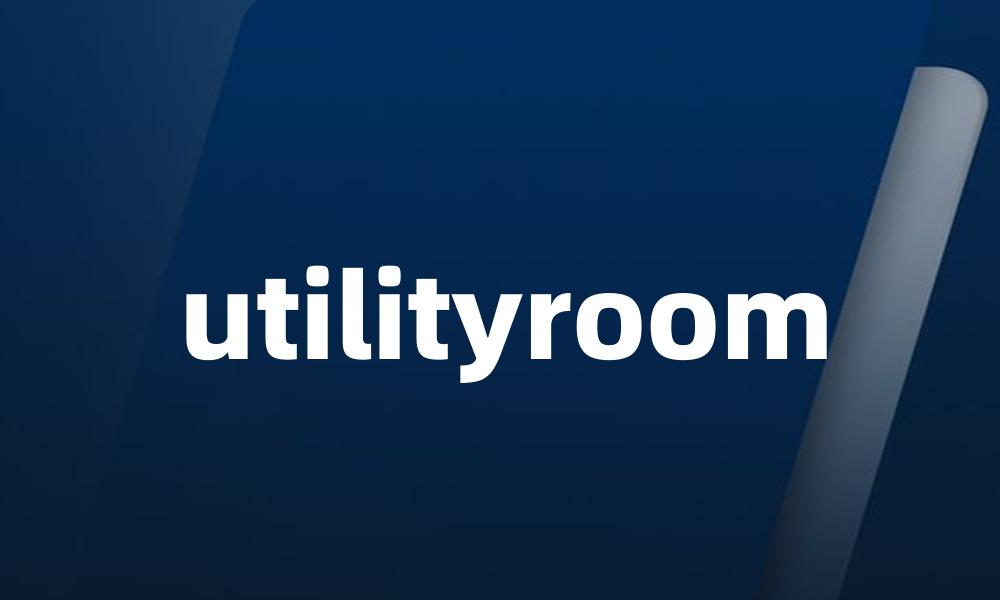 utilityroom