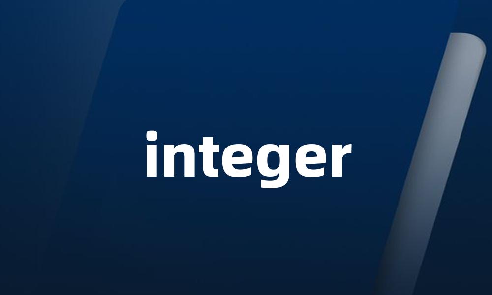 integer