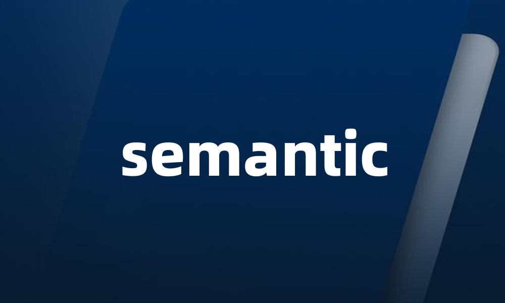 semantic