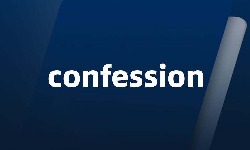 confession