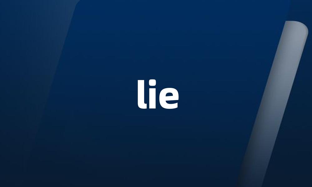 lie