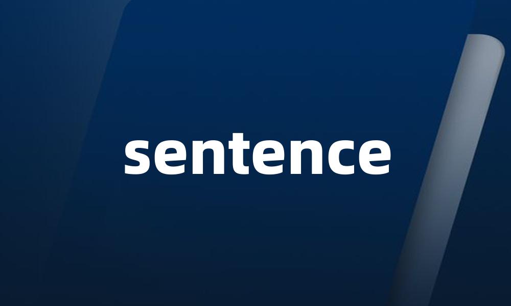 sentence