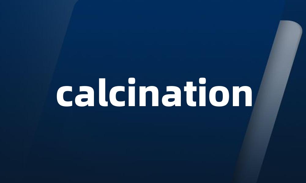 calcination