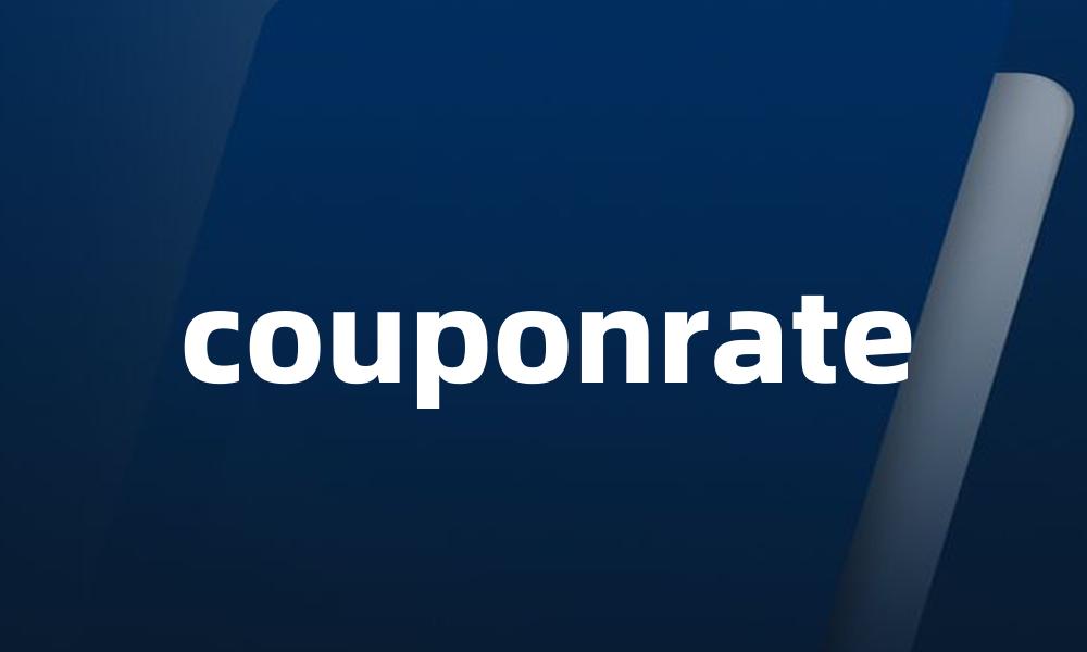 couponrate