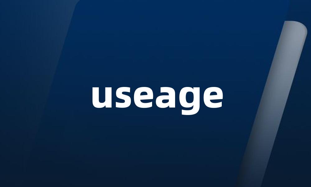 useage