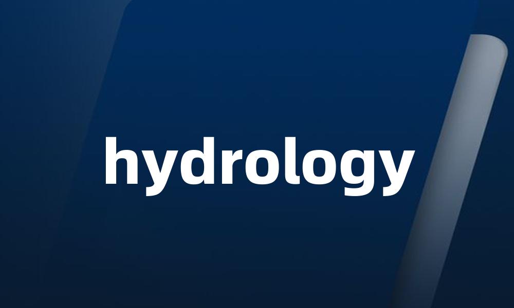 hydrology