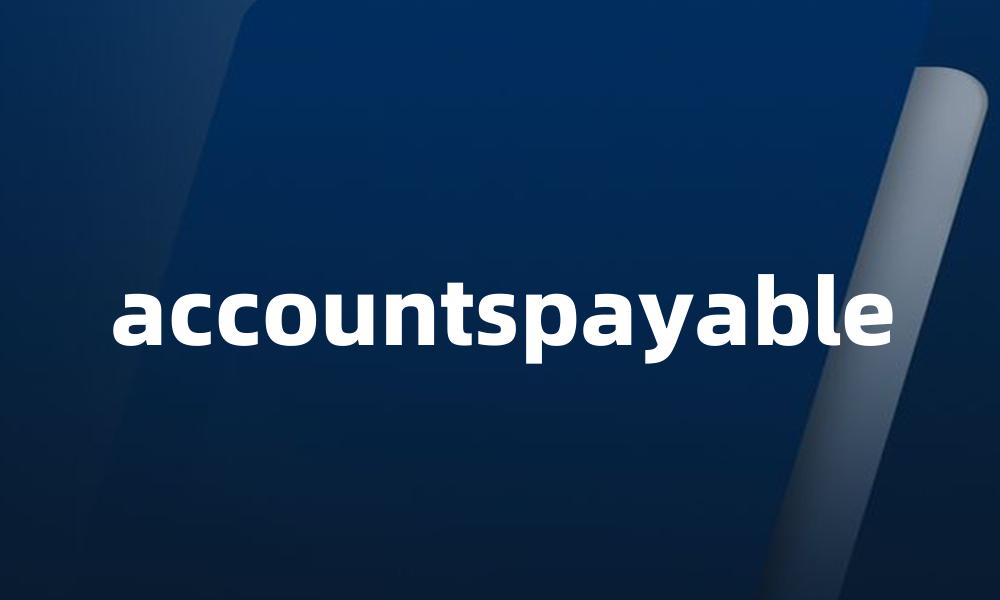 accountspayable