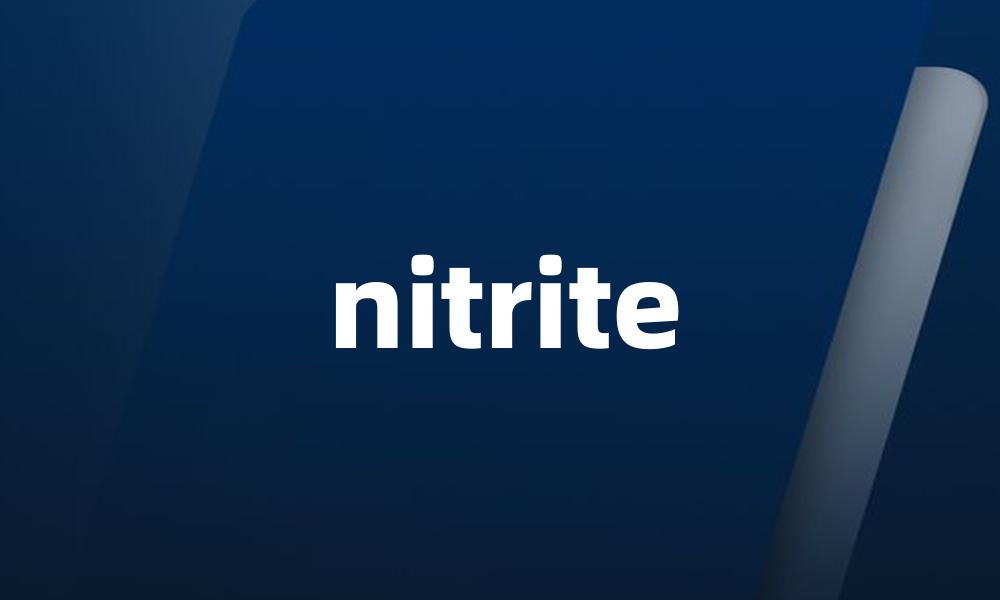 nitrite