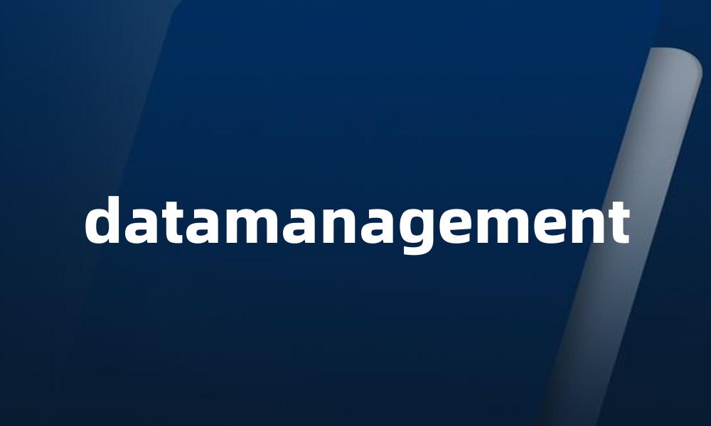 datamanagement