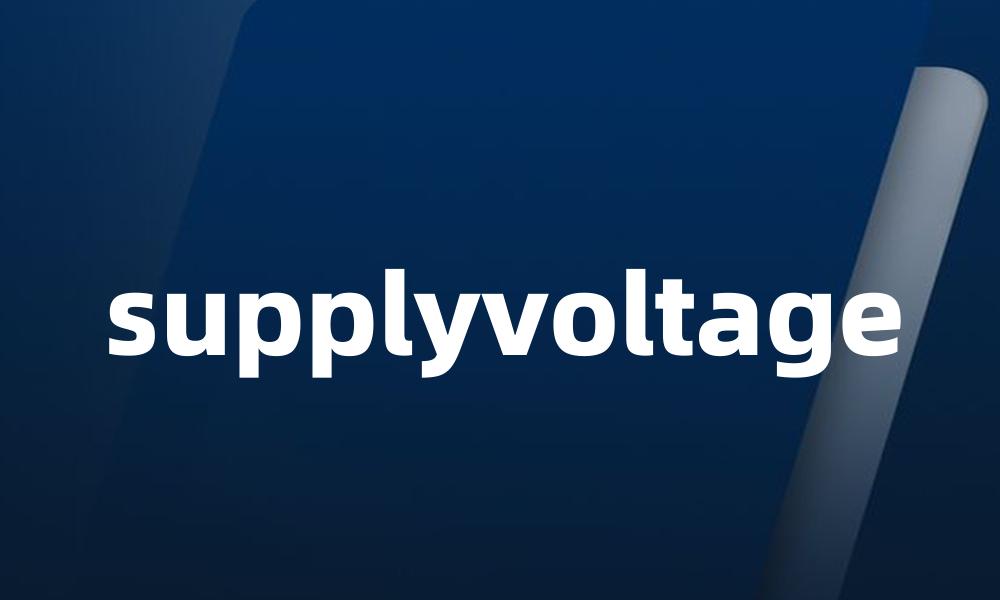 supplyvoltage