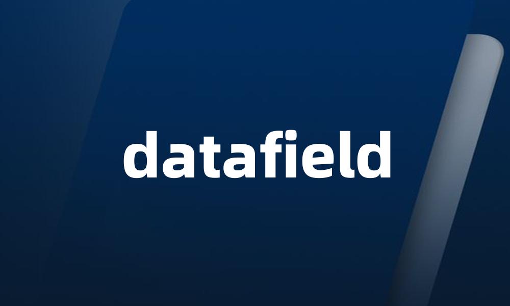 datafield