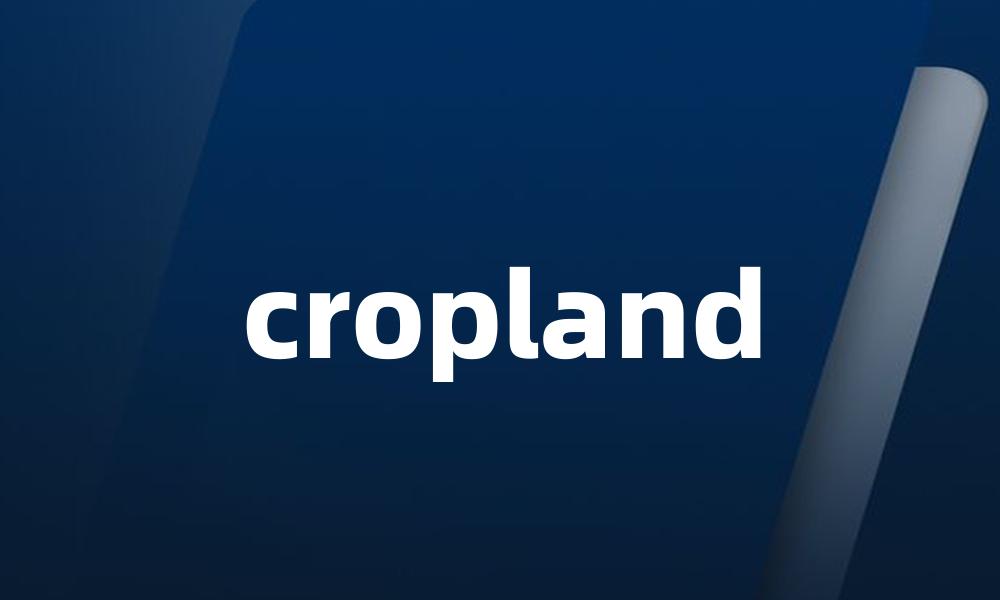 cropland