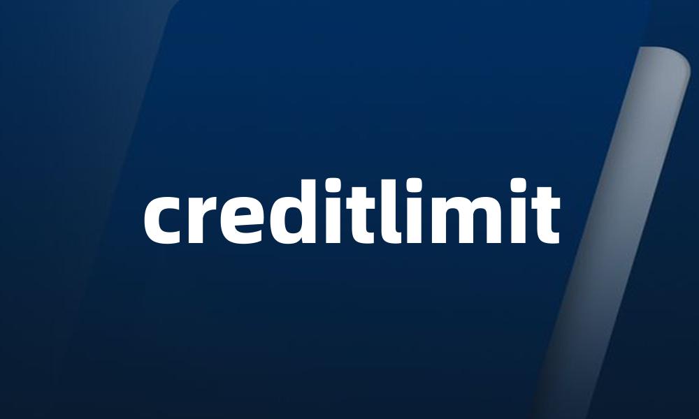 creditlimit