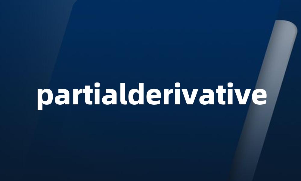 partialderivative