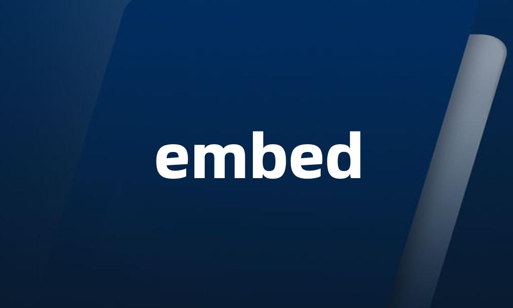 embed