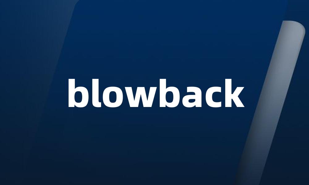 blowback