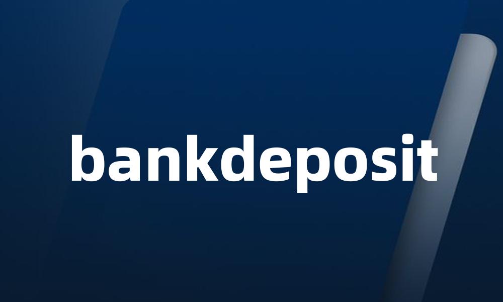 bankdeposit