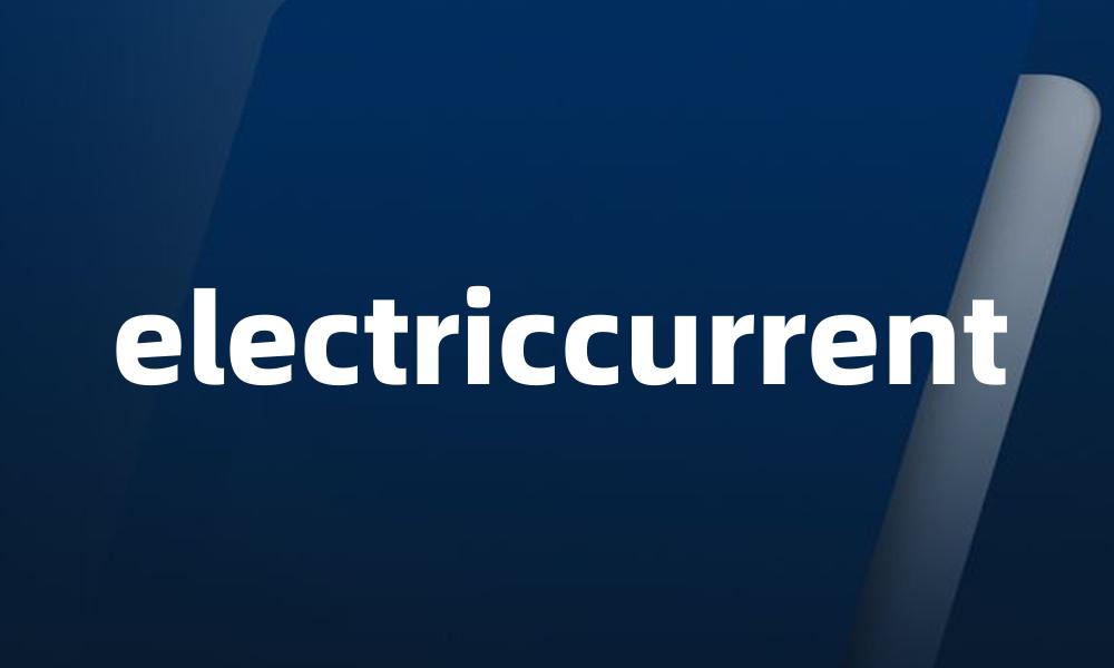 electriccurrent