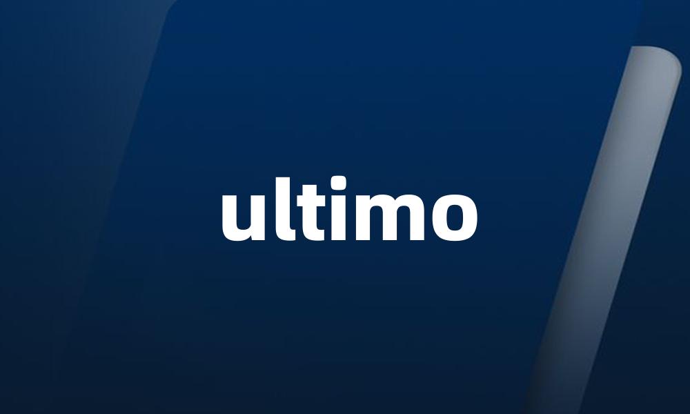 ultimo