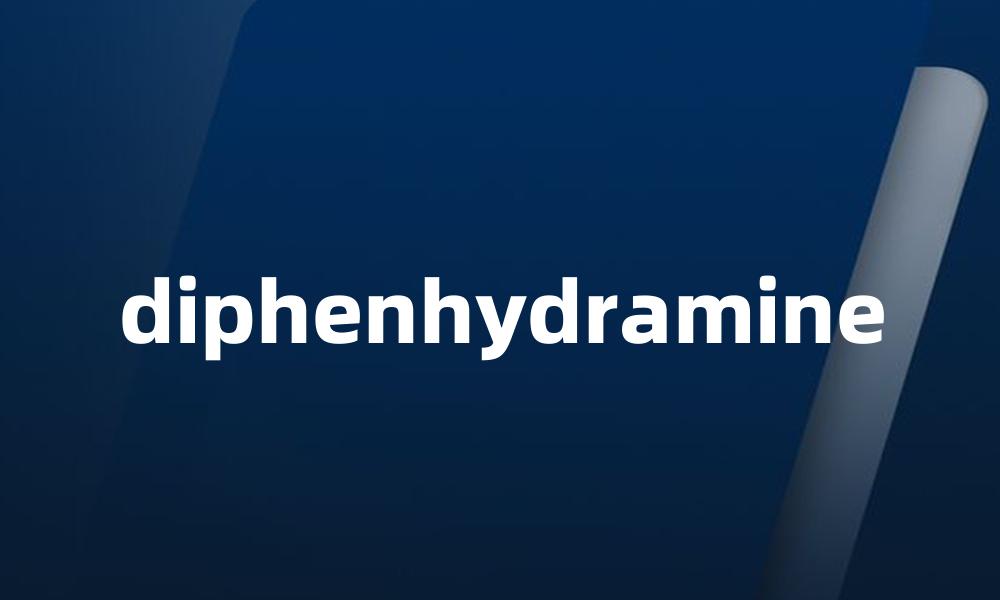 diphenhydramine