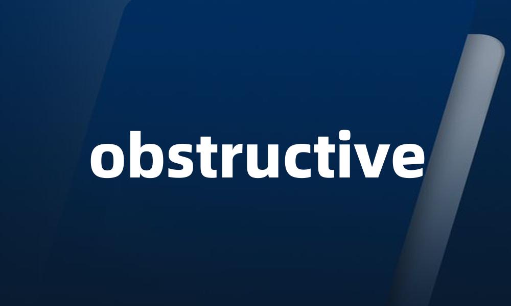 obstructive