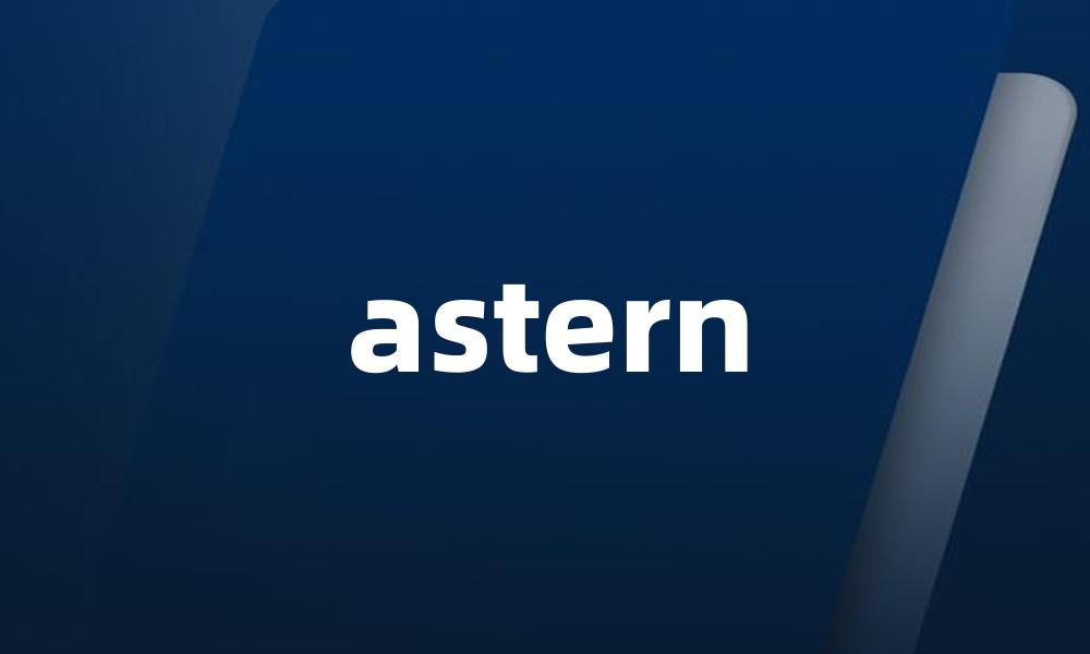 astern