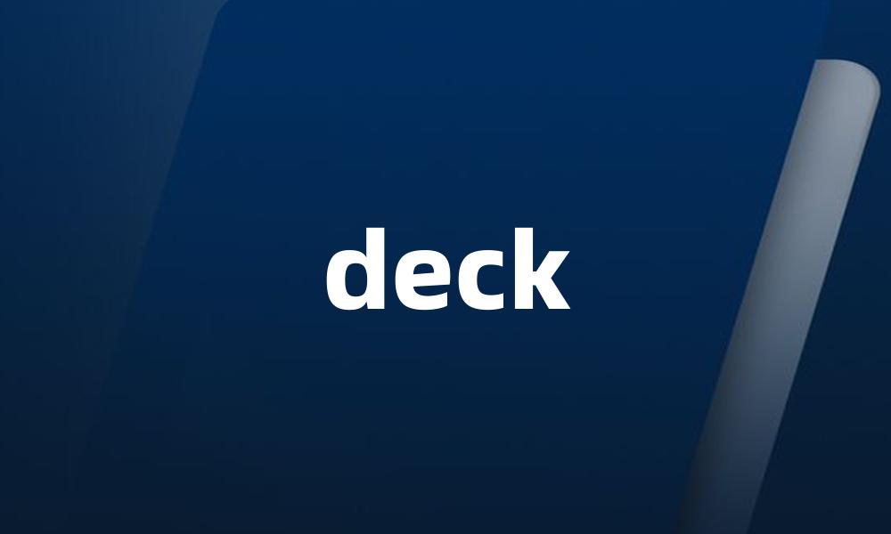 deck