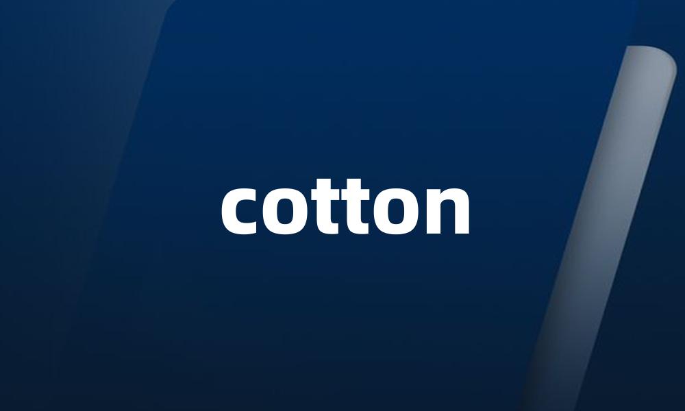 cotton