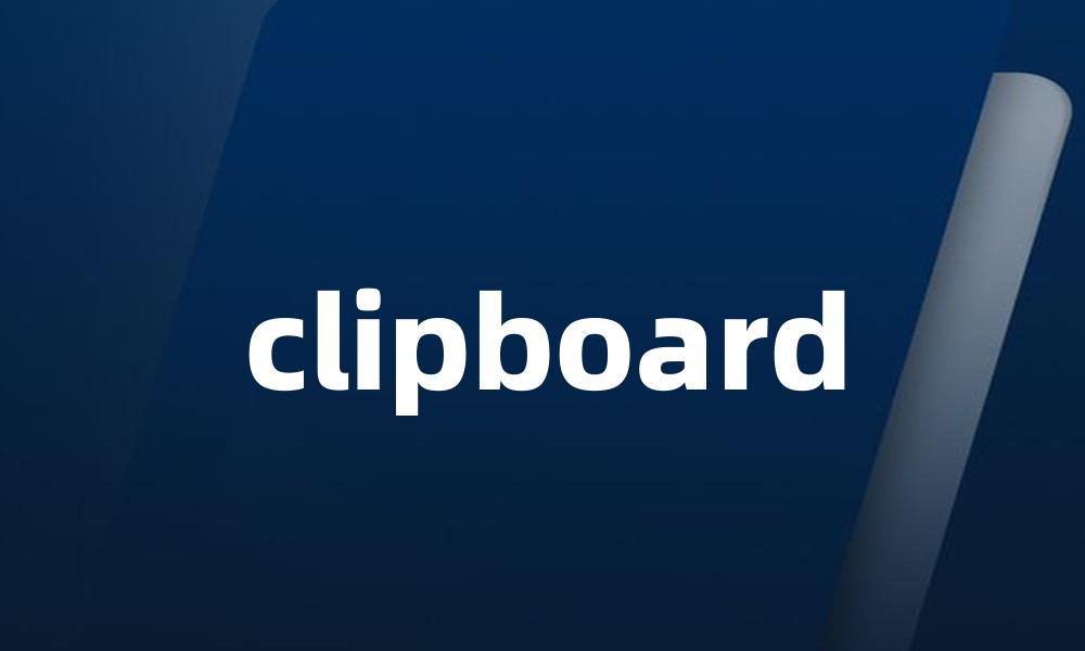 clipboard