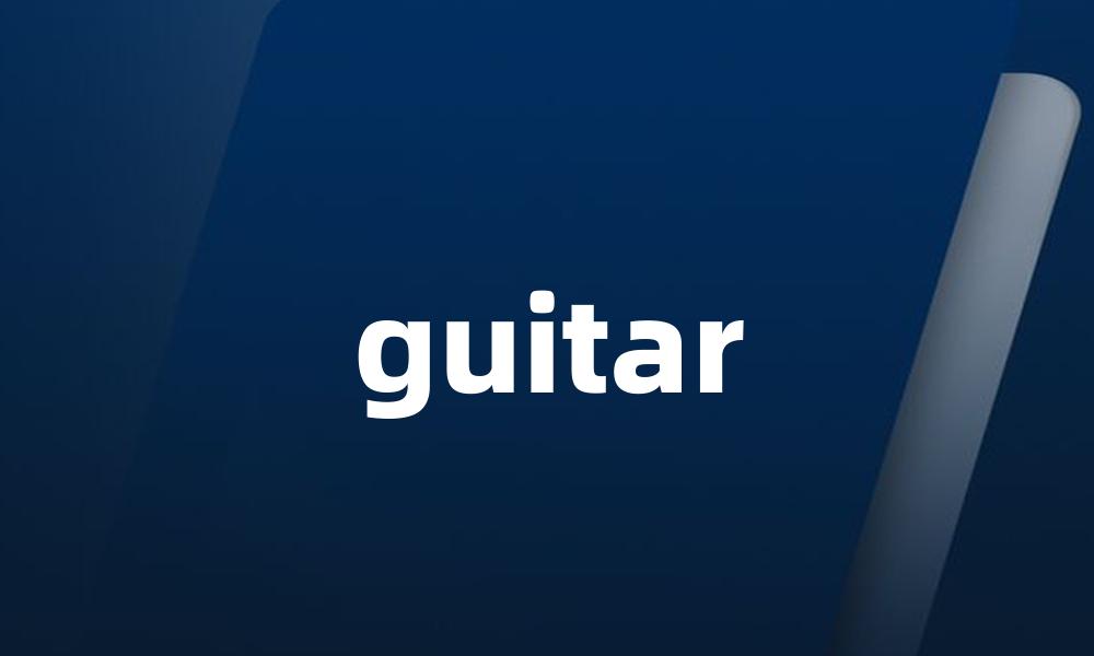 guitar