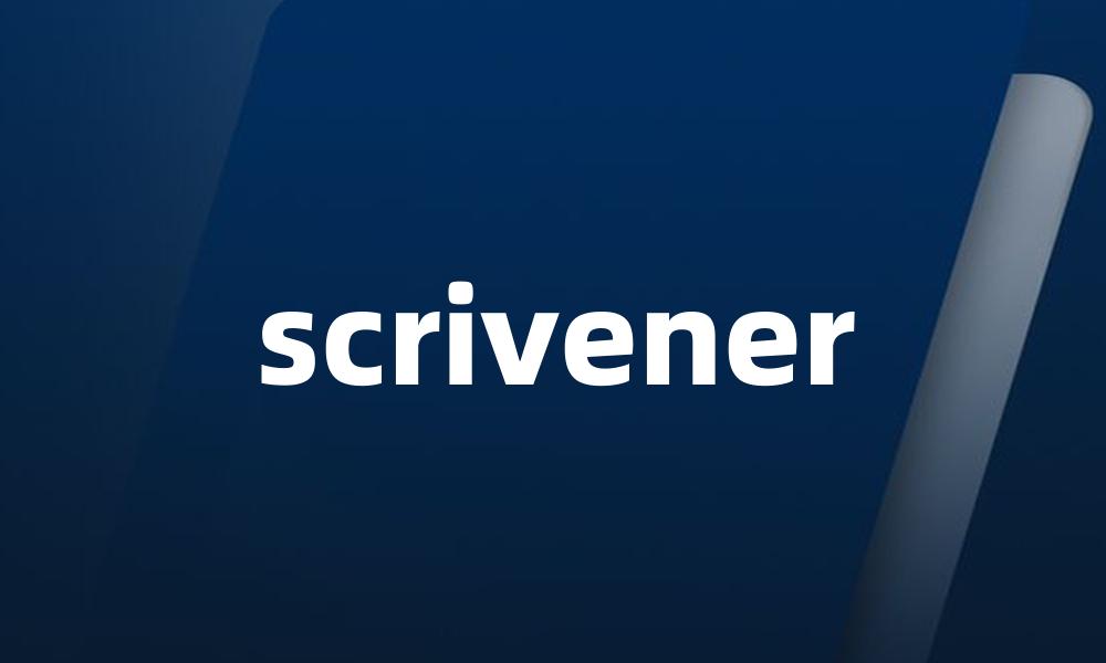 scrivener