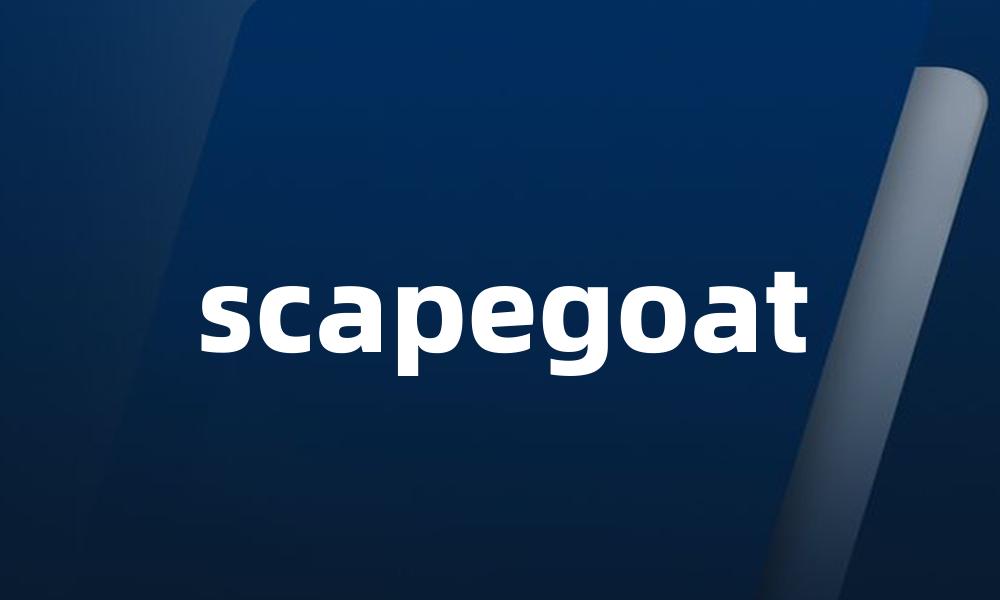 scapegoat